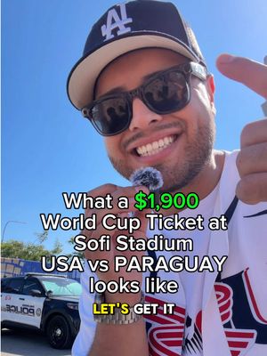 What a $1,900 World Cup ticket gets you at Sofi Stadium. USA vs PARAGUAY! What a game!!! Would you guys pay this? 👀⚽️🙌🏻 #fyp #worldcup #teamusa #Soccer #sofistadium 