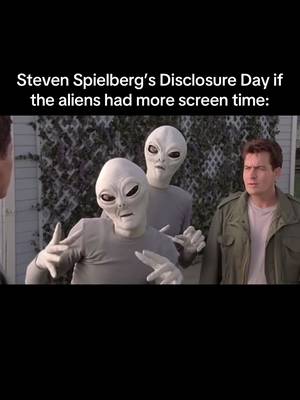 Steven Spielberg’s Disclosure Day if the aliens had more screen time 😂 #disclosureday #stevenspielberg #blurayangel #scarymovie3 #scarymovie6  