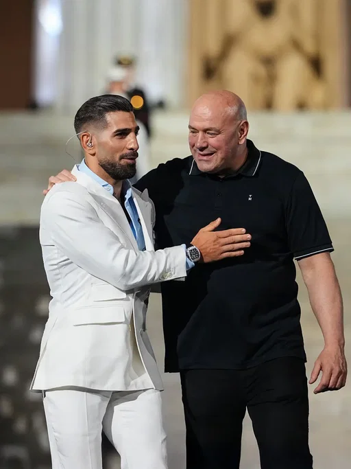 Without a doubt, Dana White is one of the men I admire most. What you’ve built and the event you’ve put together is truly historic. A press conference at the Lincoln Memorial…