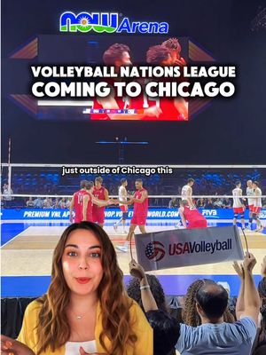 The @Volleyball Nations League is coming to the Now Arena in Hoffman Estates from July 15th through July 19th, bringing some of the best teams in the world together for a week of competition ahead of the Olympics 🏐 If you’ve never been before, the energy is SO fun in person. The USA matchups against Poland, Bulgaria, and Brazil are definitely the ones everyone’s going to want tickets for 👀 Tickets are on sale now at the link in my bio! #ad #chicagoevents #volleyball #thingstodoinchicago #volleyballnationsleague  