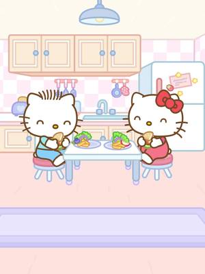 The sweetest kind of love language 💗🍟 Tag your person! #hellokitty #deardaniel #couple