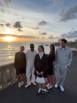 Outfit checks by the ocean hit different.  @yael @Aprils @louis @Jeru @maïna  #Lacoste #OOTD #Fashion 