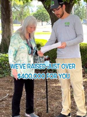 Surpising Debbie with the GoFundMe! #SBMowing #SBMowItForward