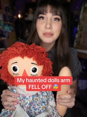 My haunted dolls arm fell off 😭 also these are some of the CLEAREST responses i’ve ever gotten on my spirit box 🤯 👻 #haunteddoll #paranormal #ghost 