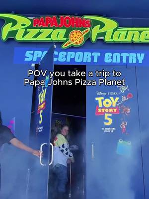 couldn’t make it to the Papa Johns Pizza Planet yesterday? we got you👀🤝🚀 Disney & Pixar’s #ToyStory5, in theaters June 19!