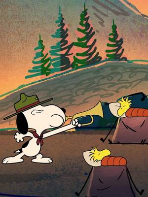 Rise and shine ☀️ Camp Snoopy is streaming on @appletv