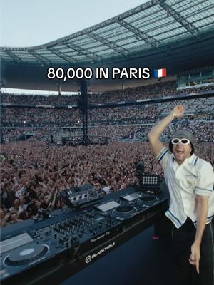 OMG WOW WOW WOW THE FEELINGS I GET TO FEEL ARE SO FKN GOOD 🤣🤣🤣 THANK YOU @David Guetta FOR HAVING ME MATE YOU DA MAN ❤️❤️❤️ THE FRENCH CROWDS ARE INSANE…80,000 WHY NOT PAUL