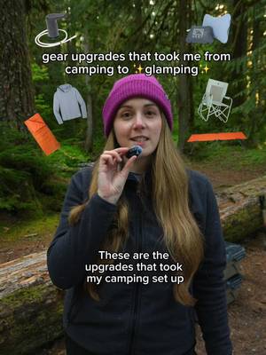 I love being outside but I also love being comfortable. These are a few of my favorite finds from REI Co-op that have taken my camping setup from camping to ✨glamping✨ #REIPartner  REI Co-op Campwell Folding Cot + Campwell Sleeping Pad = actual bed-level comfort HEST Camp Pillow + Pillowcase = memory foam goodness and some of the best sleep I’ve gotten outdoors Dometic Water Faucet + Water Jug = makes washing dishes, brushing teeth, and cleaning up at camp so much easier REI Sahara Shade Hoodie = UPF protection that helps me stay cooler, cleaner, and way less greasy feeling on long days outside GCI Stowaway Rocker Chair = the most comfy way to kick back at camp It’s amazing how a few comfort upgrades can make you want to spend even more time outside 🙌🏼 