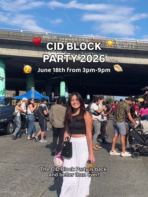 The CID Block Party is back on June 18 from 3–9 PM! 🥳 This is one of my favorite events of the year in one of my favorite parts of Seattle. 🫶 Seattle’s Chinatown-International District is home to so many amazing local small businesses, and there’s no better place to spend the day than at the Block Party! ❤️ Expect live music, local food vendors, art, World Cup celebrations, and even a Guinness World Records attempt for the largest dim sum meal at 3 PM! 🎶🛍️🖼️⚽️🥟 Follow @cidblockparty on Instagram to stay updated on the event and to find a link to their waitlist for tickets to the dim sum attempt!  Be sure to mark your calendars for next Thursday June 18th from 3pm-9pm! 🗓️ I hope to see you there! 💖 In collaboration with @cidblockparty @cidseattle @winglukemuseum  Sponsored by @taaforg @seattle_neighborhoods @seaofficeofarts @aarpwa  #CIDSummerKickOff #CIDBlockParty2026 #GuinnessWorldRecords #SeattleDimSumRecord #seattleworldcupweek 