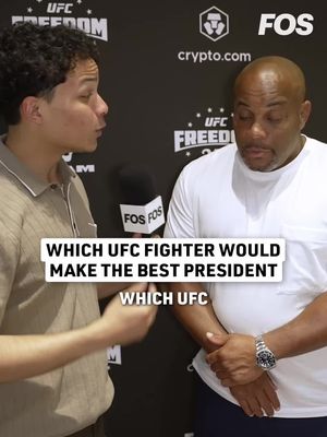 Which UFC fighter would make the best president?  We asked some of the biggest names in MMA 🎤