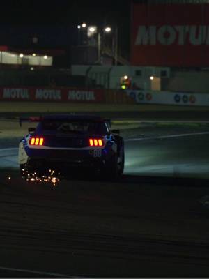 Letting the Glow Pony run at Le Mans. #LeMans24 #GoLikeHell 
