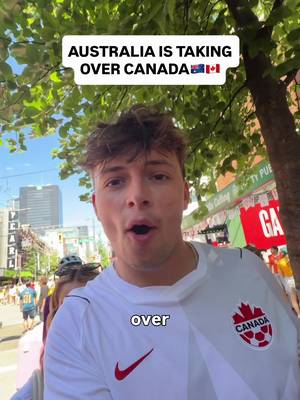 Australia fans might be the best fans at the World Cup… #worldcup #worldcup2026 #teamaustralia #vancouver
