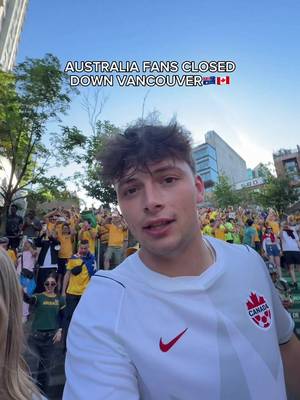 These fans are another level #worldcup #worldcup2026 #teamaustralia #vancouver 