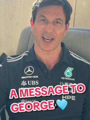 A message to our number 63 ahead of his 100th Grand Prix for Mercedes 💯🩵 #mercedes #f1 #formula1 #georgerussell 