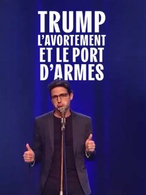 En fait Trump il est pour l’avortement à retardement. SEULs, mon dernier spectacle, est dispo en VOD. 88 minutes inédites, pas vues à la télé, ni sur une plateforme. Juste de l’artiste au public, en circuit court — dès 5,99 € (lien en bio)  #humour #haroun #humournoir #usa #trump