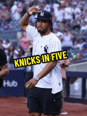 Start Spreading the News!! Congratulations, @New York Knicks! 🗽🗞️🏆 #jalenbrunson #knicks #firstpitch #yankees 