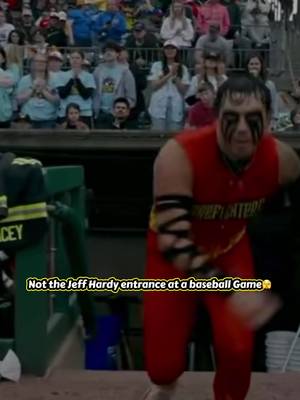 Best entrance their ever was!! #bananball #jeffhardy #WWE 