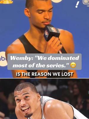 Victor Wembanyama learned the hard way that winning most of the game doesn't win you a trophy 🫠 #NBA #wemby #vicorwembanyama #gospursgo #knicks  