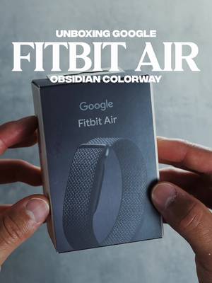 Unboxing the new Google FitBit Air #fitbitair #wearabletech #Tech #google #sportstech 