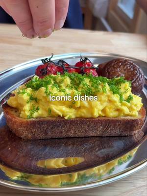 How to Make Gordon Ramsay’s Scrambled Eggs ⭐️⭐️⭐️  FULL RECIPE BELOW ⬇️  NOTE: For an in-depth look at Gordon’s recipe, check out any of his videos. He has multiple across platforms, and he’ll be able to explain his recipe better than I can.  - MY RECIPE -  INGREDIENTS: 4 large eggs 1 tbsp unsalted butter Fine sea salt (to taste) 1/4 bunch chives  1. Start by finely cutting your chives as thinly as possible. 2. Pre-heat a good non-stick pan over medium heat for 1-2 minutes. In the meantime time, crack your eggs into a bowl and beat them with a fork until homogeneous. If you want to go the extra mile, pass your eggs through a fine mesh strainer to ensure they are extra smooth.  3. Add your butter to the pan, and once it is completely melted and starts to foam, add your eggs. Immediately turn the heat down to medium-low. Start stirring your eggs with a spatula, but not "risotto-style" like Gordon does - you want your egg to form nice small curds in the pan as you stir. The best motion to use is a "figure 8" pattern, where you bring the egg from the outside edge of the pan (where the egg cooks faster), towards the inside of the pan. While doing this, move your pan on and of the heat to control the temperature of the pan. You do not want your eggs catching or scorching. 4. What I’m looking for when cooking scrambled eggs is the point where the eggs have just started to set (they do not run around the pan when you tilt it), but they are still wet to the touch. This is when you should season your eggs with salt (and pepper if you’d like), and serve immediately. Even if your eggs seem slightly undercooked, residual heat will continue to cook them, so it is best to serve them at this point.  5. Garnish with your chopped chives, and enjoy! #scrambledeggs #eggs #gordonramsay #homecooking #Recipe 