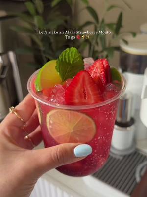 Alani Strawberry mojito 🍓🍋‍🟩⚡️ #alani #strawberry #mojito