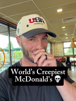 How is this even real? 😳 📍McDonald’s Frattocchie, Italy  #mcdonalds #creepy