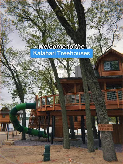 The new Kalahari Resorts Treehouse Adventures!!  Also 10/10 recommend the new Daylene’s Supper Club. The food was insane and drinks sooo good! And I thought super affordable at $10ish! I love that the treehouses are so close to all the other Wisconsin Dells attractions, but they feel like a nature escape vs a crazy hotel scene. The kids still get the water park and you still get the relaxation here with housekeeping, room service, etc 🤗  My fav local coffee shop Bella Goose is only 4 mins away! And if you know me, that makes the entire trip! #wisconsindells #treehouses #kalaharitreehouseadventures #wisconsinbucketlist 