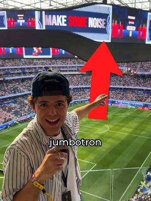 How to make it on the World Cup Big screen😅⚽️ #invitedbyyoutube 