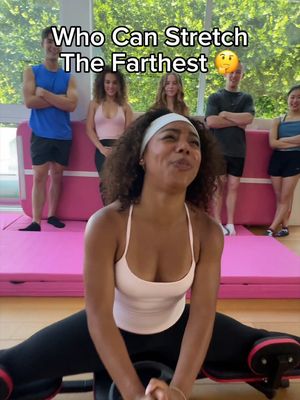 Gymnastics flexibility contest 😳#olympics #gymnastics #sports #gymnast #flexibility 
