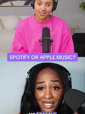 Are you a Spotify or Apple Music person? 🤔💖 @Azzi Fudd @Ashanti P. 