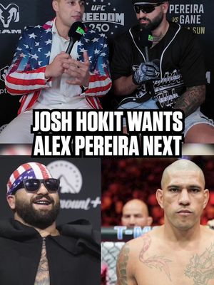 JOSH HOKIT HAS HIS EYES ON ALEX PEREIRA 👀 #UFC #alexpereira #whitehouse 