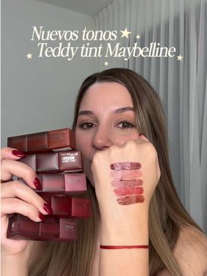 Nuevos tonos de los Teddy tint nudes de maybelline, los probamos todos! @Maybelline NY #teddytintnudes #makeup #maybellinearg #reseña 