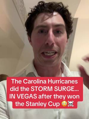 The Storm Surge on the road after winning the Stanley Cup… 😳☠️🏆 #hockey #NHL #nhlplayoffs #StanleyCup #carolina 
