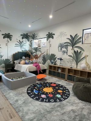 Our son‘s room wasn’t working for him anymore… So today I changed everything.  From a giant soft rug to a space theme sensory corner, every detail was designed around what makes him feel calm, comfortable, and happy.  Seeing it all come together was worth every second.  #RoomMakeover #MomLife #HomeTransformation #SensoryFriendly 