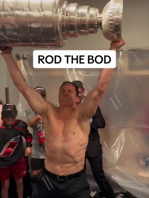 ROD THE BOD WITH THE STANLEY CUP #canes #NHL #StanleyCup #hockey #champions 