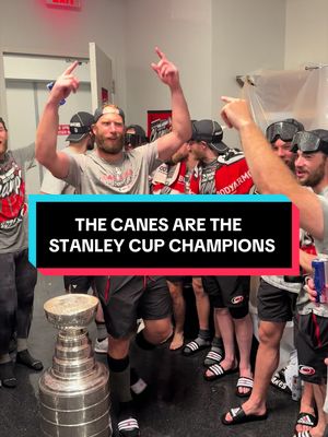 The @Carolina Hurricanes are the #StanleyCup champions 🎶  #NHL #HockeyTikToks #HockeyTikTok 