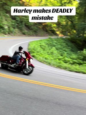 Harley rider makes DEADLY mistake at the dragon #motorcycles #motorcycle #bike #biker #motorcyclesoftiktok 