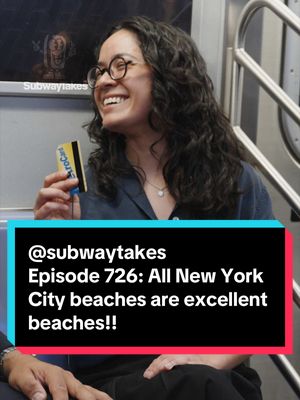 Episode 726: All New York City beaches are excellent beaches!! @claireforny  #subwaytakes #interview #nybeaches #beach #nyc 