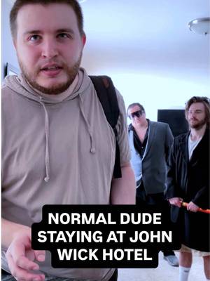 bro just wanted a relaxing hotel stay 😭#unhirables #johnwick #skit #movie #skit