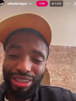 Mikal Bridges is absolutely plastered on his IG live 😂. Well deserved. F them picks! [via IG/ Knicks.clique]