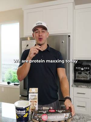 protein coffee maxxing: 25g protein + 5g fiber in one bottle. you're welcome #proteinmaxxing #fibermaxxing #proteincoffee