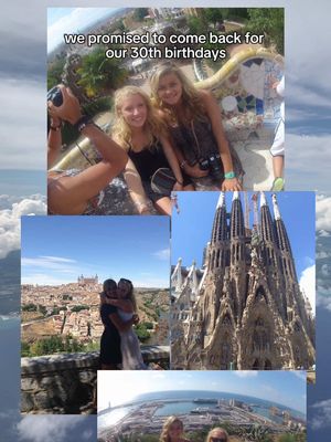 #HotelsDotComPartner 12 years later and we’re finally making good on the Barcelona promise ✈️❤️ booked last minute with @Hotels.com  US and UK loyalty member benefit. Terms apply. See site for details.
