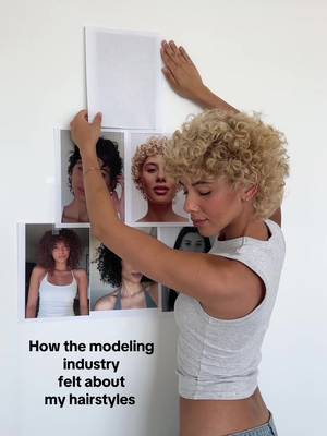 Can you believe the hair color change decreased my jobs by 80% 😭😭 but hey which hairstyle is your favorite 😂 #modellife #modelingindustry #curlhairproblems #curlygirl 