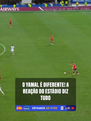 ELE 1️⃣9️⃣😳 É DIFERENTE! O MUNDO ENXERGA 👀 ELE DIFERENTE! A TORCIDA I-N-T-E-I-R-A DO ESTÁDIO 🏟️ SABE QUE O LAMINE YAMAL É UM JOGADOR GERACIONAL E QUE SURGE A CADA 20 ANOS 🤯 🎙️ @lf_freitas | 🗣️ @casimiro, @donancampos & @rafael.oliveira.oficial 🇪🇸🇨🇻ESTAMOS AO VIVO PRA ESPANHA X CABO VERDE!!! VEM PRA TELA DA CAZÉTV! 𝐒𝐄 𝐓𝐄𝐌 𝐂𝐎𝐏𝐀, 𝐄𝐒𝐐𝐔𝐄𝐂𝐄! 😮‍💨 #TempoRealCazéTV #CopaNaCazéTV #Itaú #VideoPatrocinado #cztv12 #cztv06