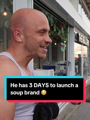 He has to cook for my ENTIRE team! 😱 My new book ‘What’s Your Story?’ will teach you how to tell your story and make your dream real.  Click the link in my profile to be one of the first to get it 🔗 #simonsquibb #dreams #soup 