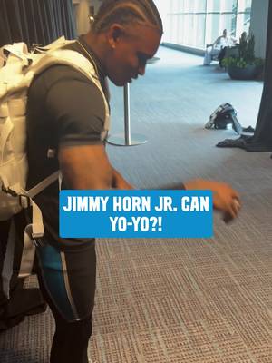 A man of many talents #carolina #panthers #yoyo #game 