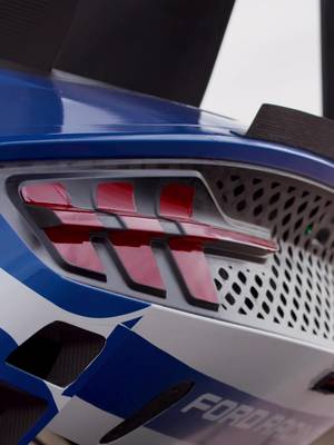 New look, same mission to conquer the mountain.  Allow us to re-introduce the Super Mustang Mach-E: No. 125 for 125 years of Ford Racing heritage.