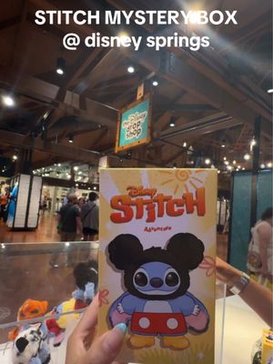 i’m addicted to mystery boxes and stitch 🙃 found them @ the disney drop shop in disney springs!  #shopping #disney #stitch #mysterybox #disneysprings 