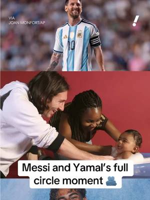 Lionel Messi and Lamine Yamal’s connection goes back years 🤝  #Worldcup #Messi #Lamine #Soccer