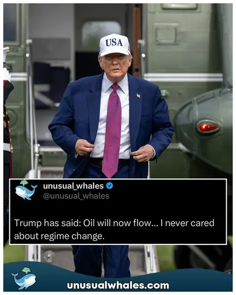 Trump has said: Oil will now flow... I never cared about regime change. Iran says Strait of Hormuz to reopen fully Friday Netanyahu informed Trump that Israel is not bound by the Lebanon clause in the agreement, per Israeli media Follow @unusual_whales for daily posts about the stock market and crypto📈 NOTE: This post is not financial advice. The stock market is risky, and any trade or investment is expected to have some, or total, loss. Please do research before any trade. Do not use this information for financial decisions. Do not use this, or Unusual Whales’, information for investing. Check terms on site for full terms. APOLOGIES ABOUT THE HASHTAGS⁣⁣⁣⁣⁣⁣:⁣ #stockmarket #housing #epstein #trump #iran